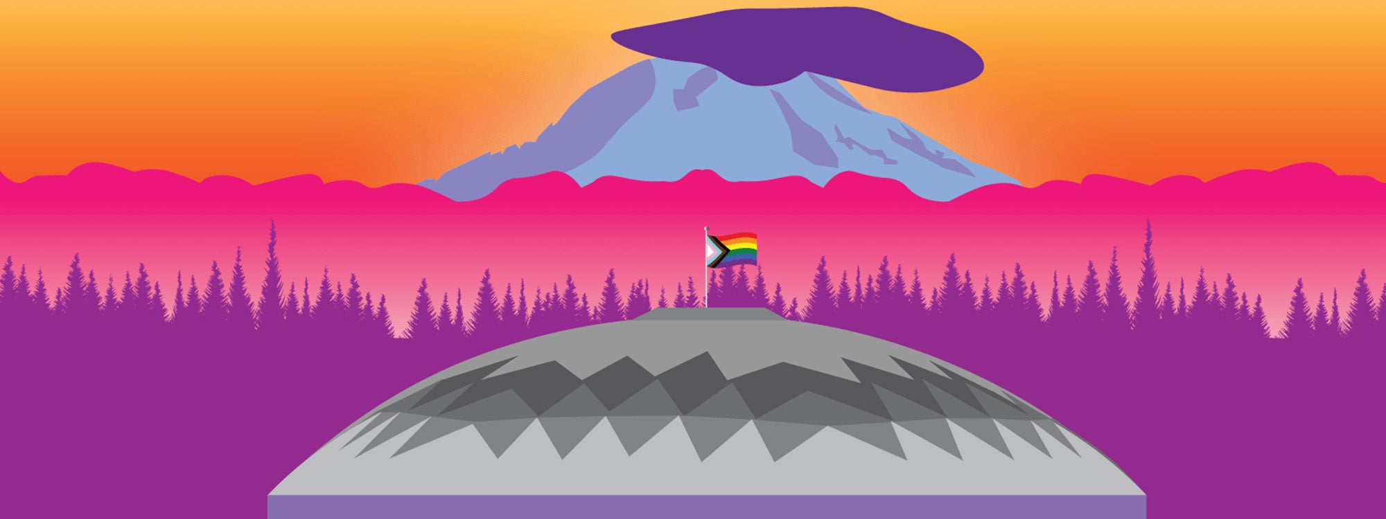 Tacoma Pride Flag Raising