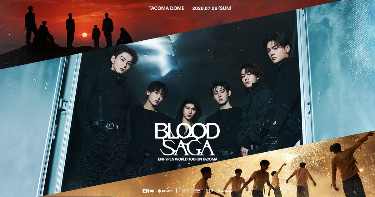 ENHYPEN WORLD TOUR 'BLOOD SAGA' IN TACOMA | Tacoma Dome
