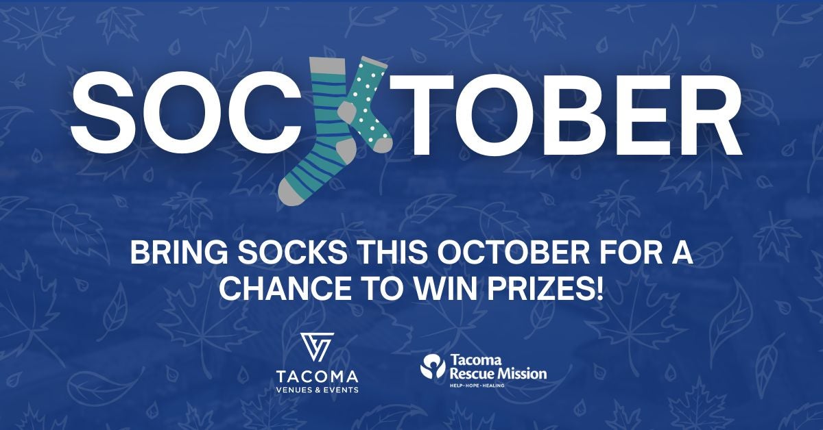 Tacoma Dome and Tacoma Rescue Mission Partner for Socktober Community ...