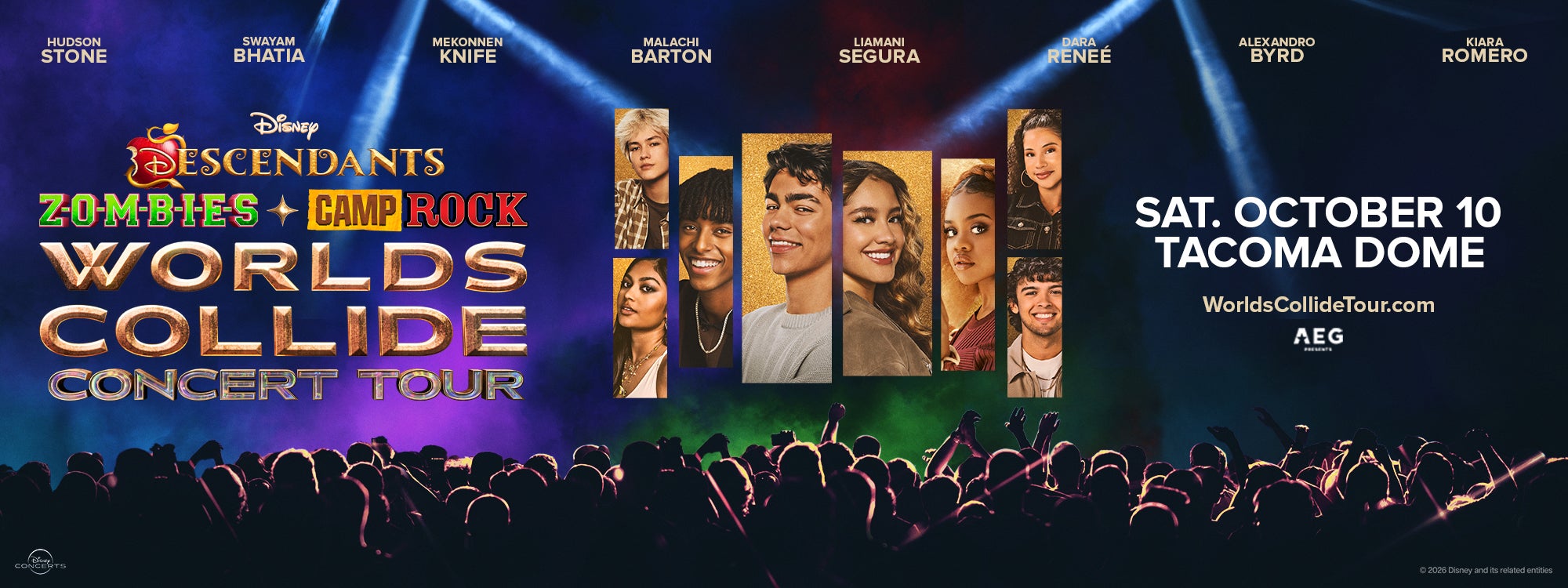 Disney Descendants, ZOMBIES & Camp Rock: Worlds Collide Concert Tour