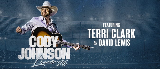 Cody Johnson Live '26 featuring Terri Clark and David Lewis