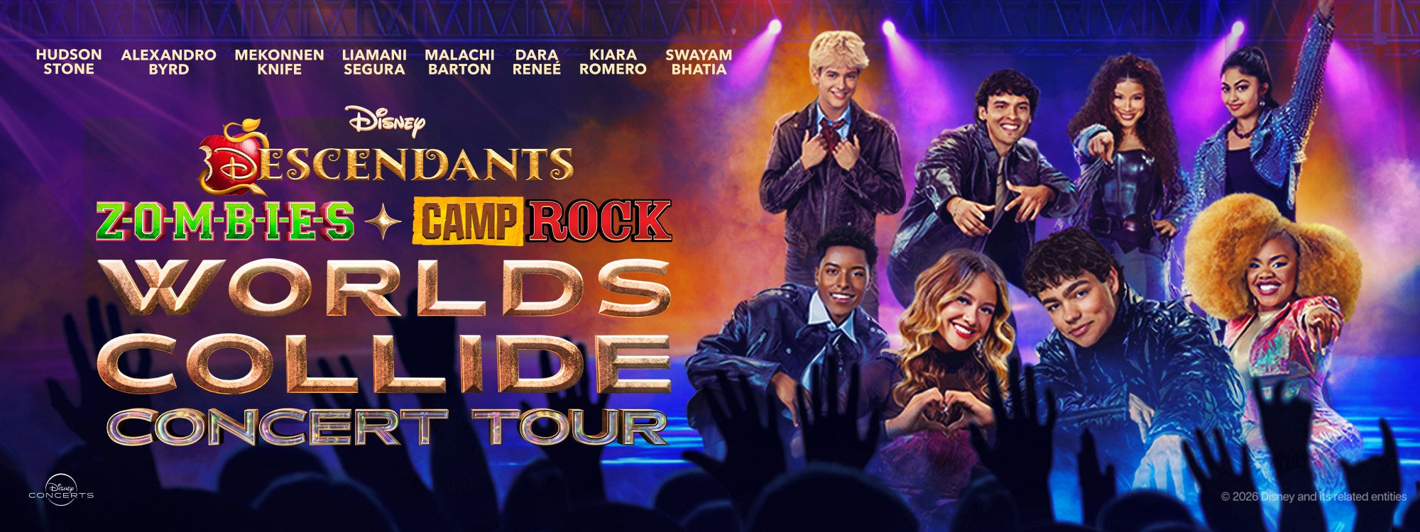 Disney Descendants, ZOMBIES & Camp Rock: Worlds Collide Concert Tour
