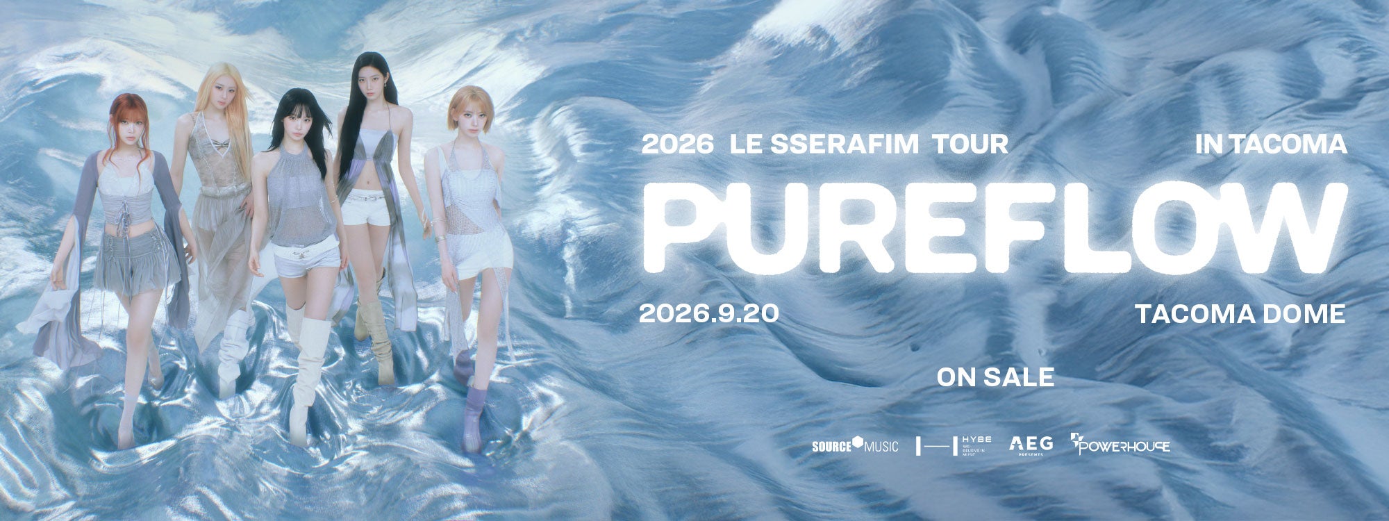 2026 LE SSERAFIM TOUR PUREFLOW in Tacoma - On Sale